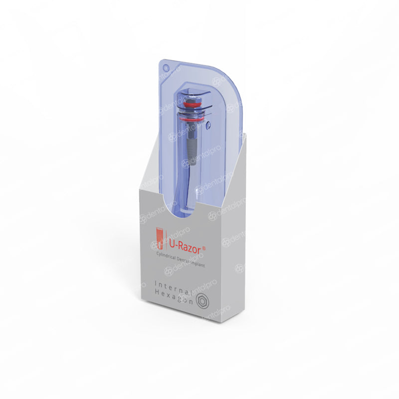 U-Razor® שתל צילינדרי חיבור משושה פנימי פלטפורמה סטנדרטית
